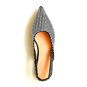 J.Crew Crystal Slingbacks